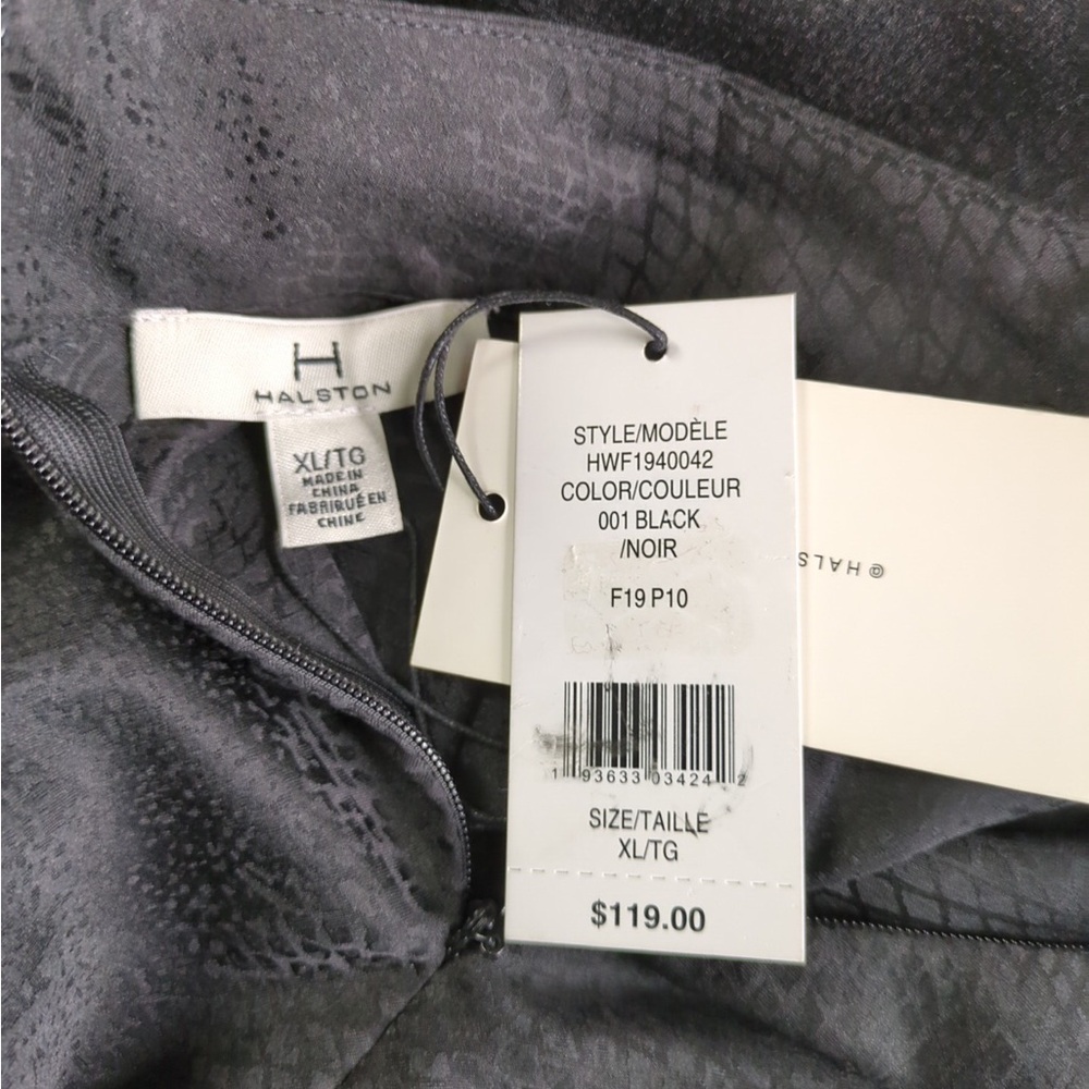 2x 👯‍♀️Host Pick⚡️H by Halston Snakeskin Print Mock Neck Dress - Picture 8 of 9